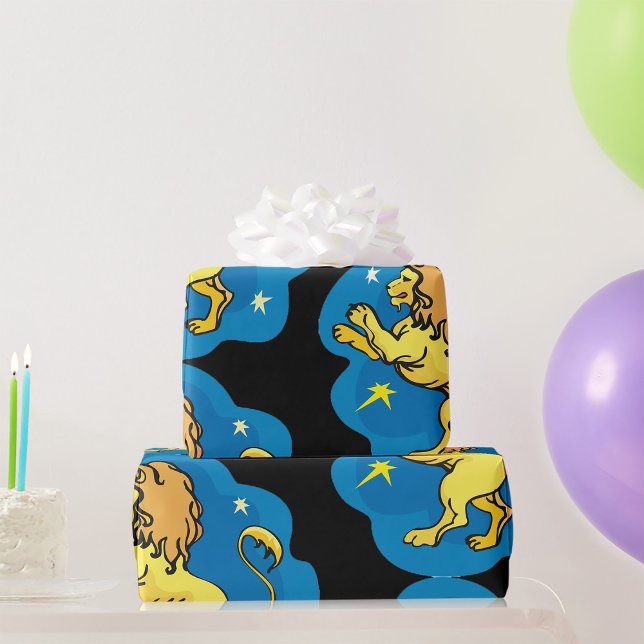 Lion Zodiac Wrapping Paper (Creator Uploaded)