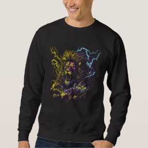 Lion  Zoo Keeper Big Cat Lion Safari Animal   1 Sweatshirt