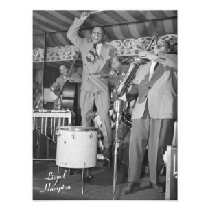 Lionel Hampton & Arnett Cobb Photo Print