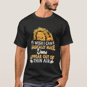 Lioness Africa Safari Predator Pride Magician Ma T-Shirt