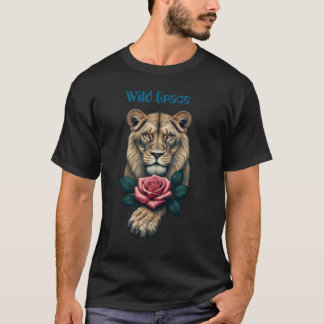 Lioness and Rose T-Shirt