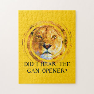 LIONESS ... CAN OPENER Puzzle