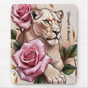 "Lioness' Delicate Grasp" Mouse Pad