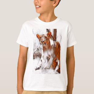 Lioness digitally edited T-Shirt