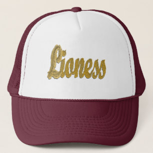 Lioness - Furry Text Trucker Hat