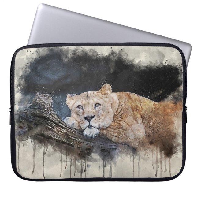 Lioness Laptop Sleeve (Front)