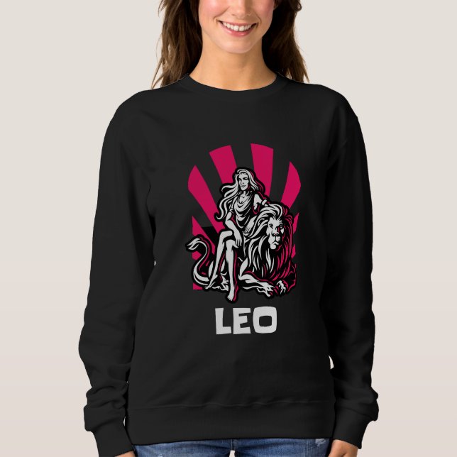 Lioness Leo Sweatshirt | Women's Zodiac Apparel (Front)