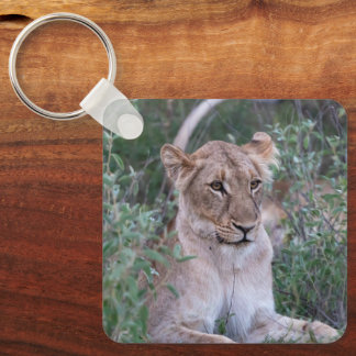 Lioness, Powerful Female Wildlife Key Ring