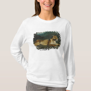 Lioness reclining, c.1855 (oil on panel) T-Shirt