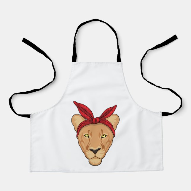 Lioness with Bandanna Apron (Front)