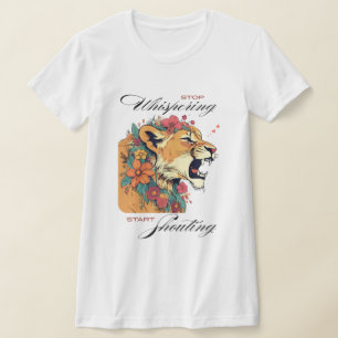 Lioness with Flowers T-Shirt