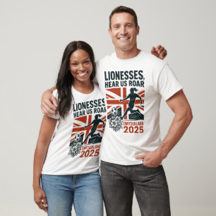 Lionesses, Hear Us Roar – English Women's Soccer T-Shirt