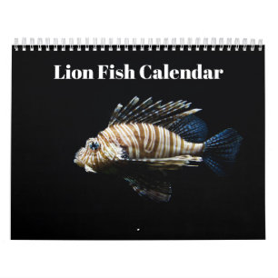Lionfish 2026 calendar