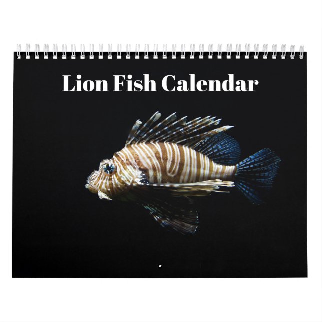 Lionfish 2026 calendar (Cover)