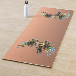 Lionfish - Abstract Design - Cut out of a photo    Yoga Mat