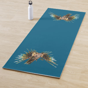 Lionfish - Abstract Design - Cut out of a photo    Yoga Mat