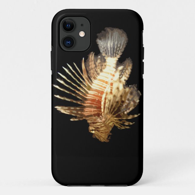 Lionfish against a Dark Background Case-Mate iPhone Case (Back)