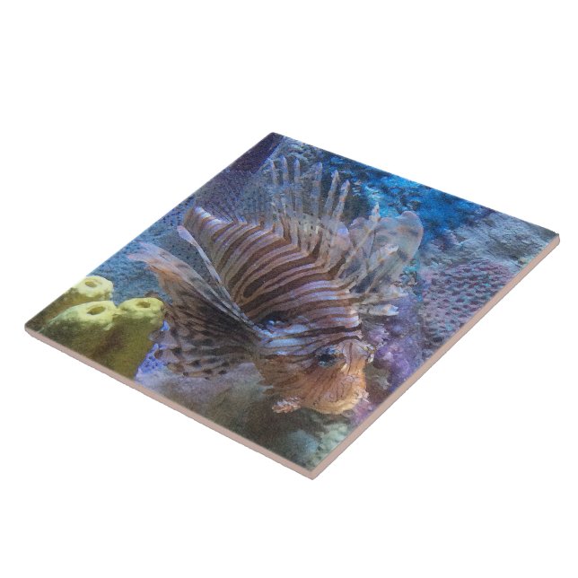Lionfish Ceramic Tile (Side)