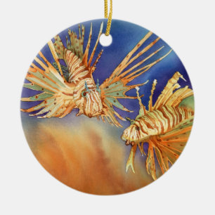 Lionfish Ceramic Tree Decoration