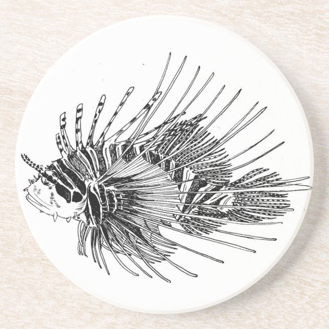 Lionfish coaster (Front)