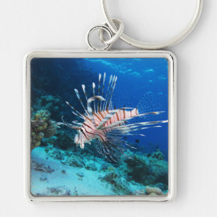 Lionfish or Pterois Miles, Ocean Reef Fish Key Ring