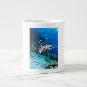 Lionfish or Pterois Miles, Ocean Reef Fish Large Coffee Mug