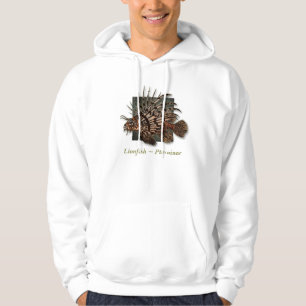 Lionfish reef fish hoodie