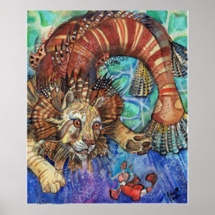 Lionfish Tamer Poster