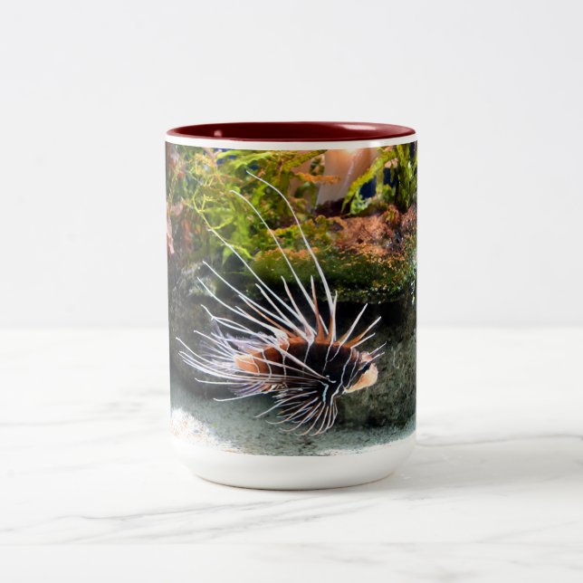 Lionfish Two-Tone Coffee Mug (Center)