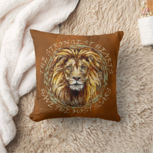 Lionheart The Strongest Heart T-Shirt Cushion