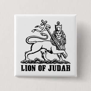 lionofjuda 15 cm square badge