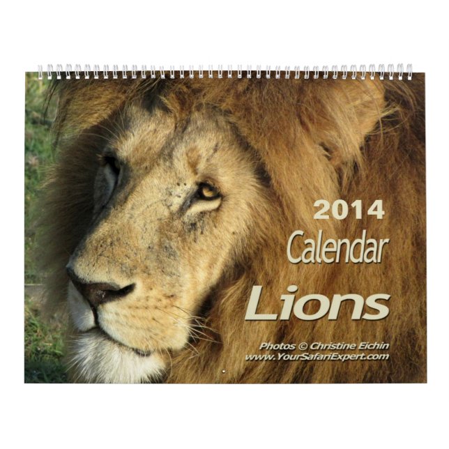Lions Calendar 2014 (Two-Page) (Cover)