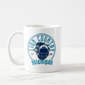 Lions country coffee mug