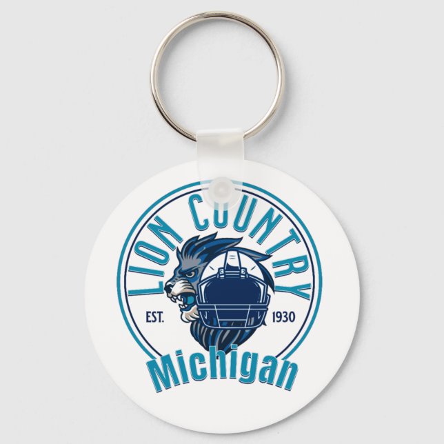 Lions country key ring (Front)