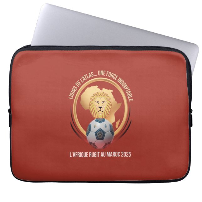 Lions de l’Atlas Laptop Sleeve (Front)