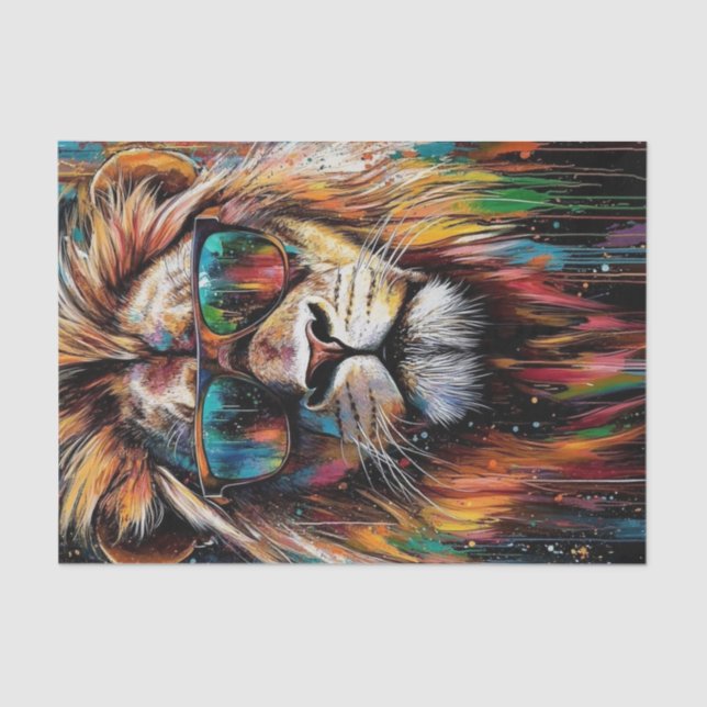 Lion's Den9 Tissue Paper (Front)