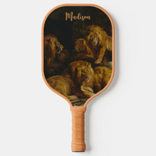 Lions’ Den Art Custom Name Pickleball Paddle