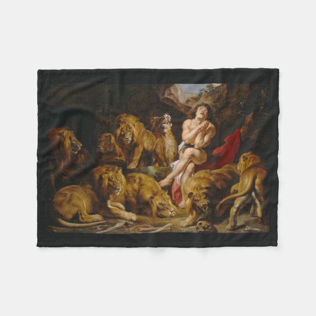 Lions’ Den fleece blanket (Front (Horizontal))