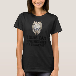 Lions Eat Springboks For Breakfast British Lions R T-Shirt
