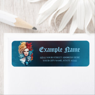 Lion's Eye and Starry Hair Return Address Label