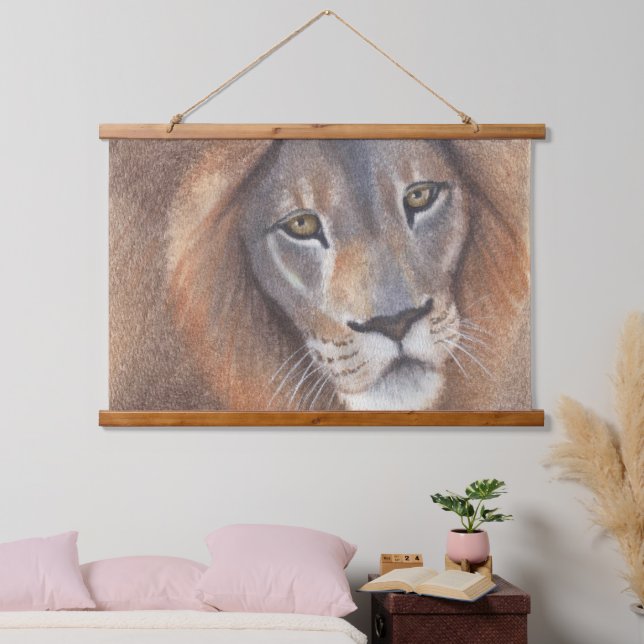 Lion's Eyes Hanging Tapestry (Bedroom)
