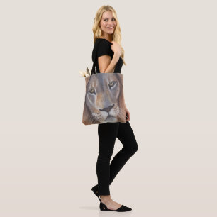 Lion's Eyes Tote Bag