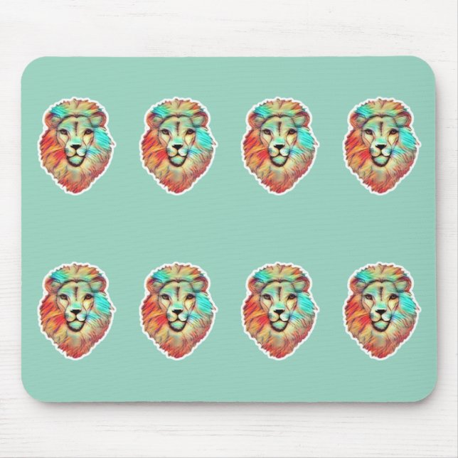 Lion's Head Mouse Mat (Front)