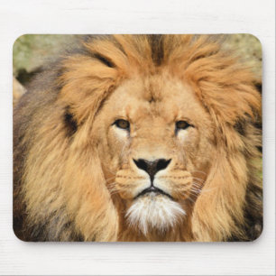 Lions Head Mouse Pad