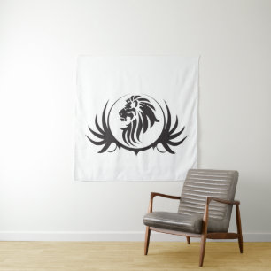 Lions Head Tapestry
