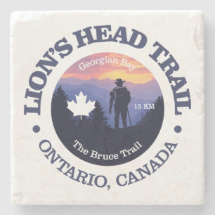 Lion's Head Trail (rd2) Stone Coaster
