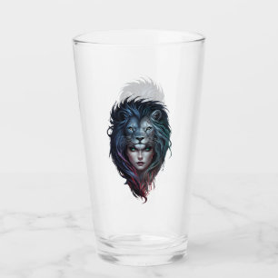 Lion's heart and feminine strength glass