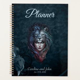 Lion's heart and feminine strength planner