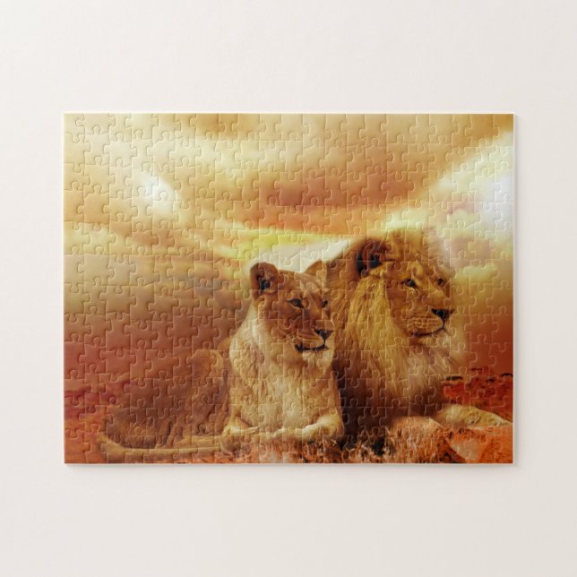 Lions Jigsaw Puzzle (Horizontal)