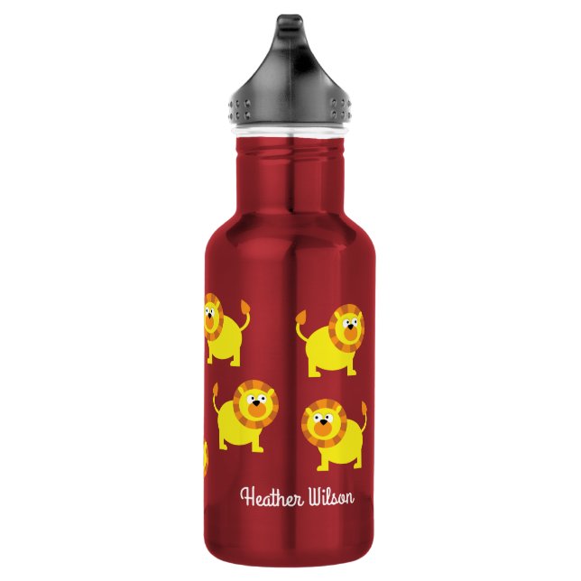 Lions Kids Water Bottle with Name (Right)
